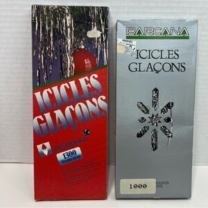VINTAGE Icicles for the Christmas tree NWT tinsel